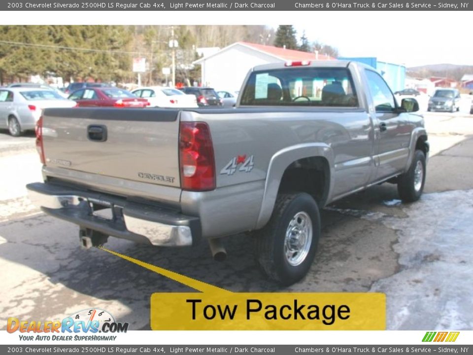 2003 Chevrolet Silverado 2500HD LS Regular Cab 4x4 Light Pewter Metallic / Dark Charcoal Photo #9