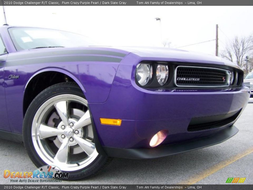 2010 Dodge Challenger R/T Classic Plum Crazy Purple Pearl / Dark Slate Gray Photo #3