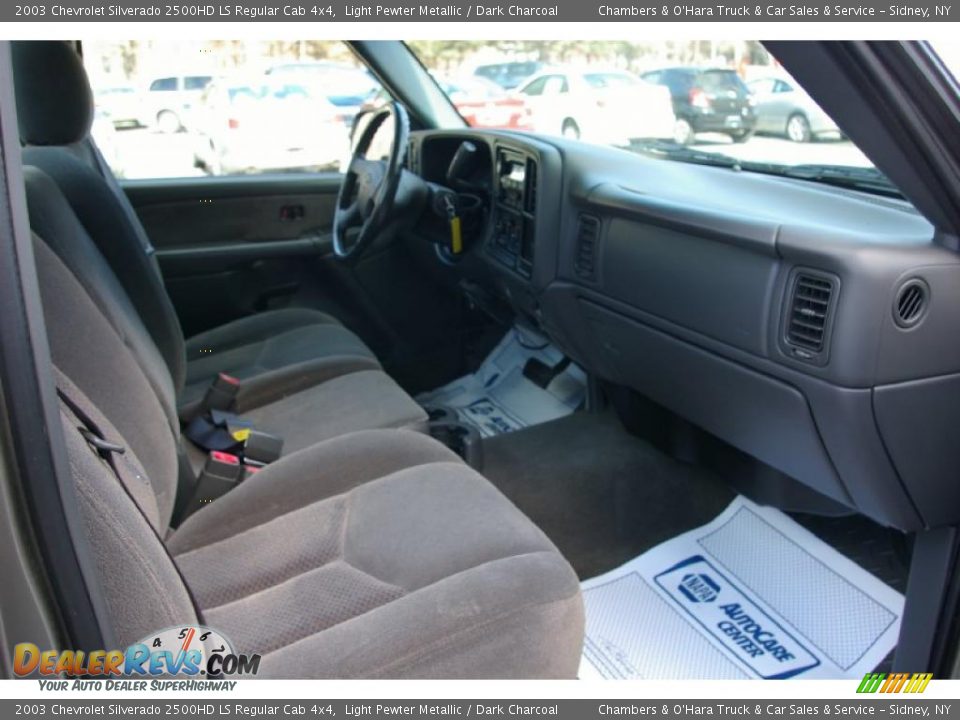 2003 Chevrolet Silverado 2500HD LS Regular Cab 4x4 Light Pewter Metallic / Dark Charcoal Photo #10