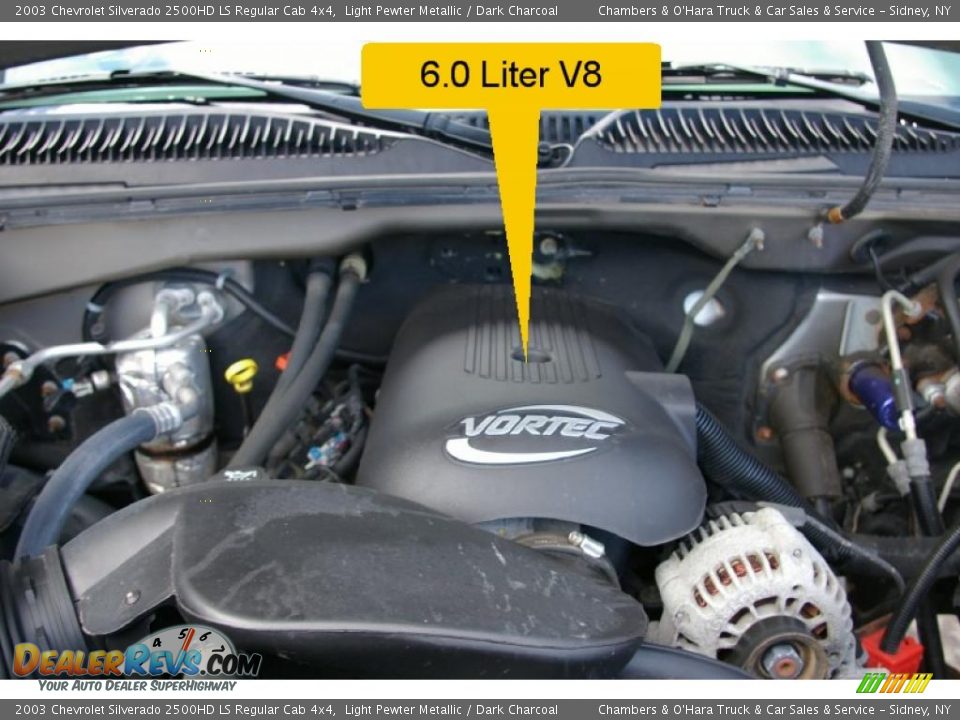 2003 Chevrolet Silverado 2500HD LS Regular Cab 4x4 Light Pewter Metallic / Dark Charcoal Photo #12
