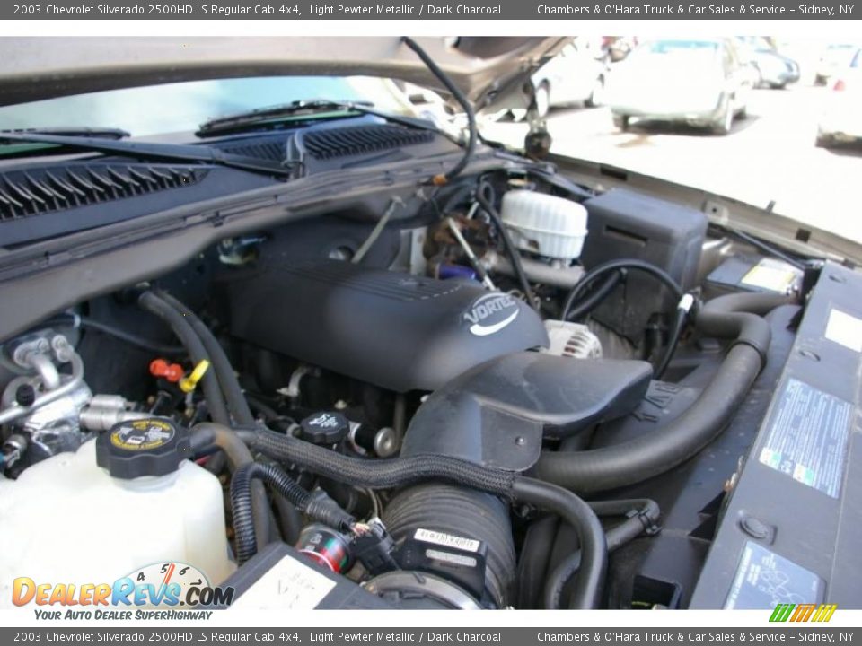 2003 Chevrolet Silverado 2500HD LS Regular Cab 4x4 Light Pewter Metallic / Dark Charcoal Photo #13