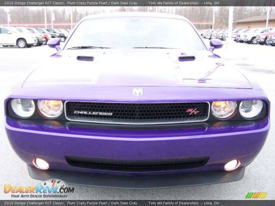 2010 Dodge Challenger R/T Classic Plum Crazy Purple Pearl / Dark Slate Gray Photo #6