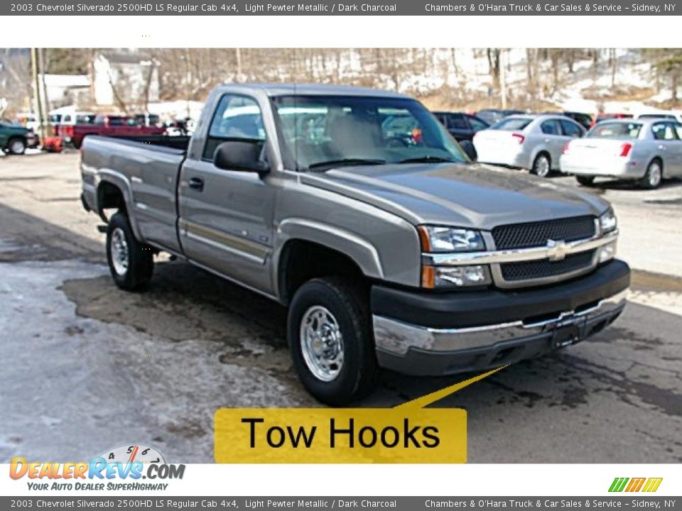 2003 Chevrolet Silverado 2500HD LS Regular Cab 4x4 Light Pewter Metallic / Dark Charcoal Photo #14