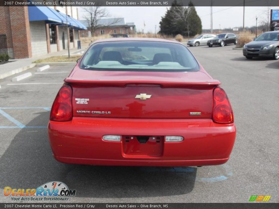 2007 Chevrolet Monte Carlo LS Precision Red / Gray Photo #2