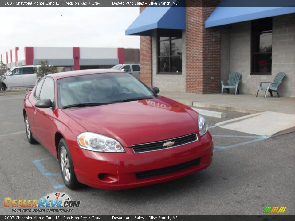 2007 Chevrolet Monte Carlo LS Precision Red / Gray Photo #4