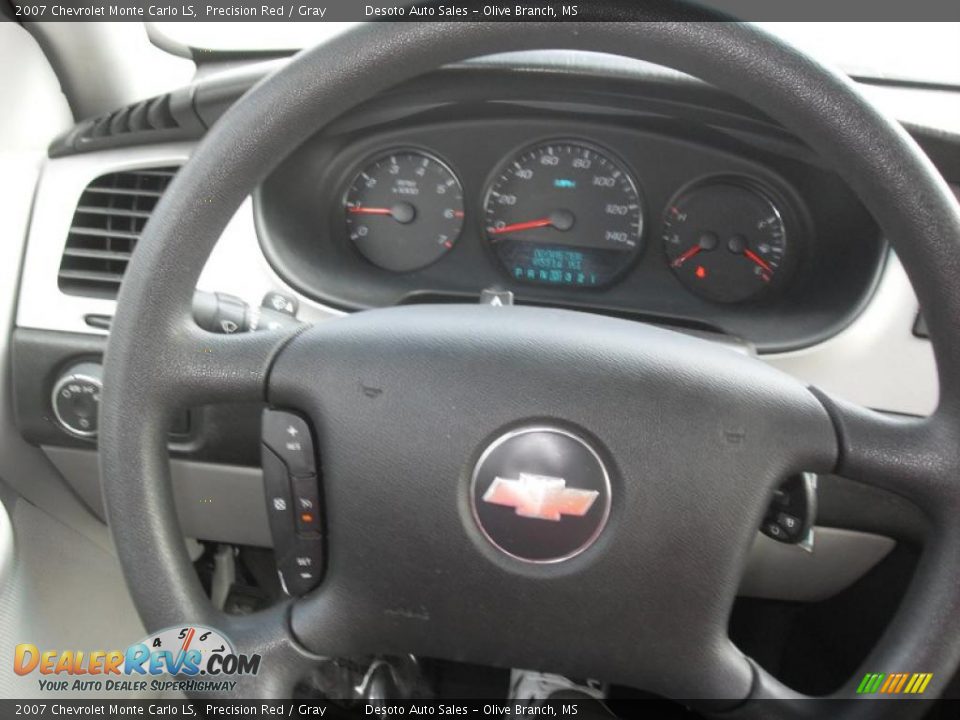 2007 Chevrolet Monte Carlo LS Precision Red / Gray Photo #7