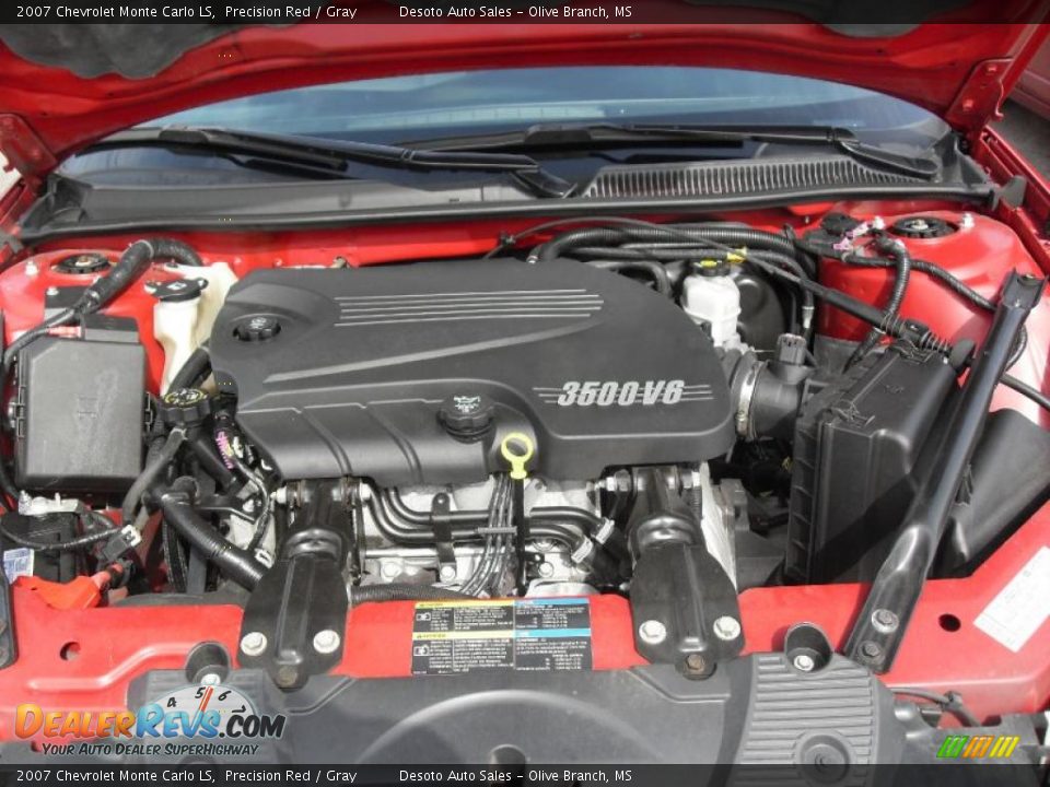 2007 Chevrolet Monte Carlo LS Precision Red / Gray Photo #8