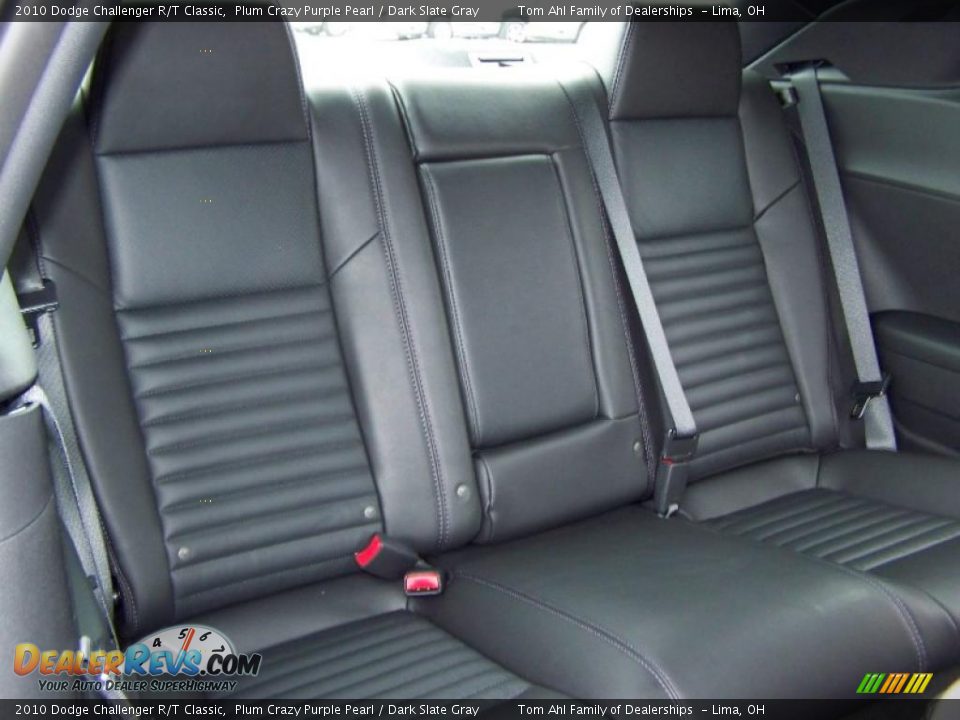 Rear Seat of 2010 Dodge Challenger R/T Classic Photo #17
