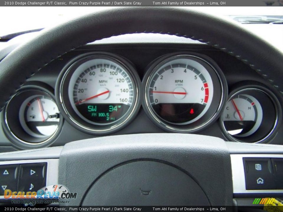 2010 Dodge Challenger R/T Classic Plum Crazy Purple Pearl / Dark Slate Gray Photo #21