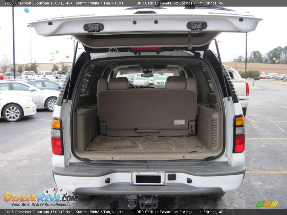 2005 Chevrolet Suburban 1500 LS 4x4 Summit White / Tan/Neutral Photo #5