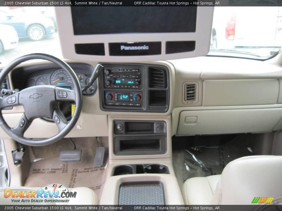 2005 Chevrolet Suburban 1500 LS 4x4 Summit White / Tan/Neutral Photo #6