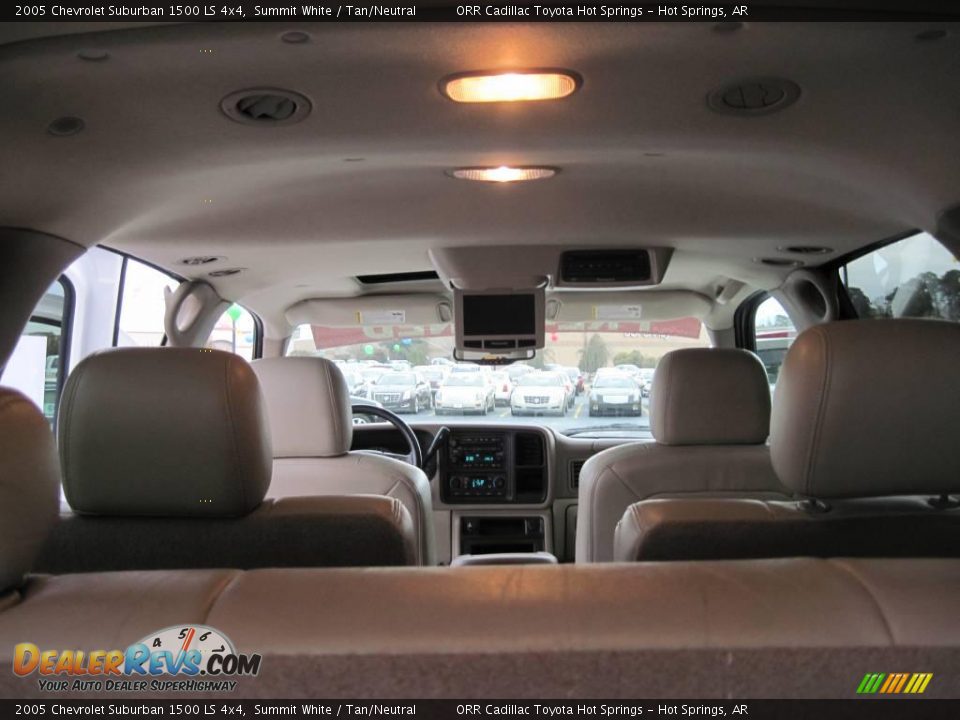2005 Chevrolet Suburban 1500 LS 4x4 Summit White / Tan/Neutral Photo #10
