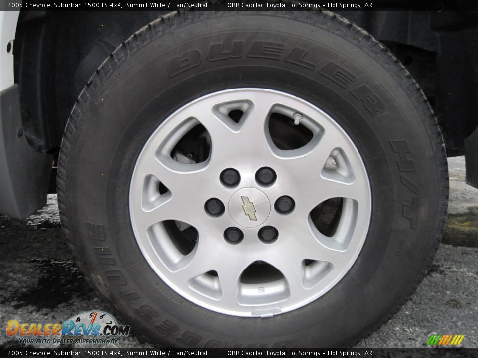 2005 Chevrolet Suburban 1500 LS 4x4 Summit White / Tan/Neutral Photo #14