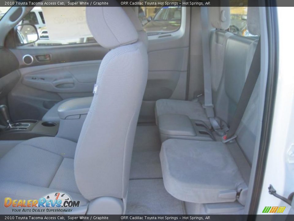 2010 Toyota Tacoma Access Cab Super White / Graphite Photo #11