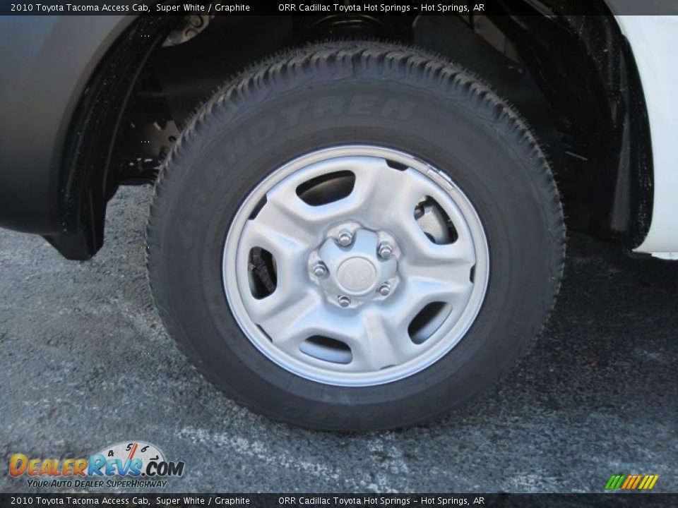 2010 Toyota Tacoma Access Cab Super White / Graphite Photo #15