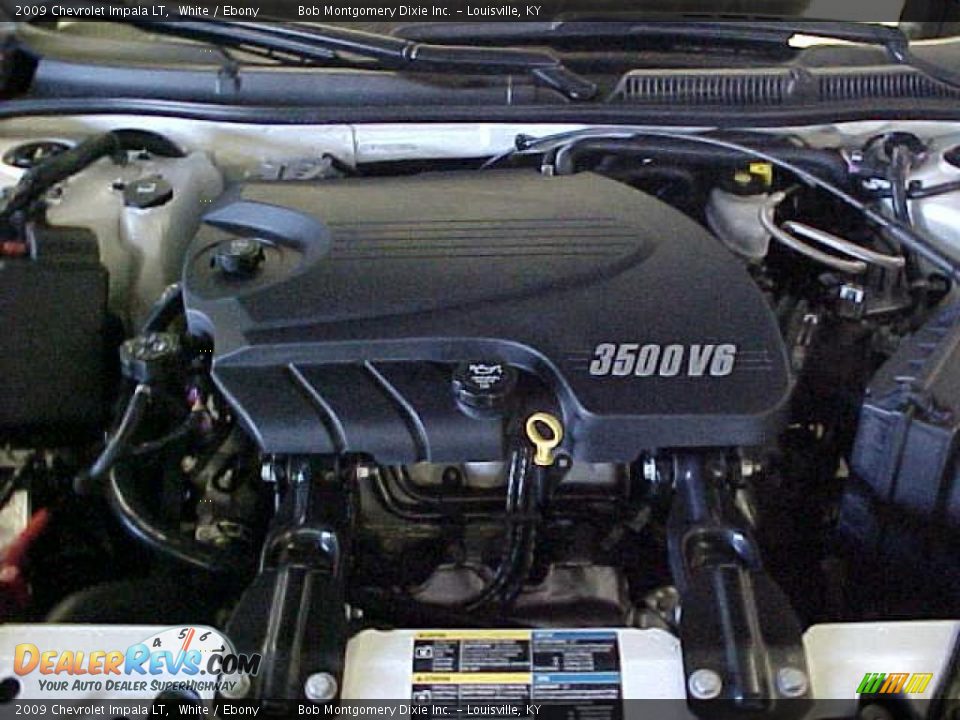 2009 Chevrolet Impala LT White / Ebony Photo #5