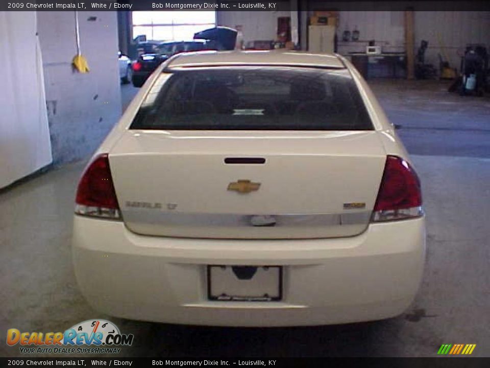 2009 Chevrolet Impala LT White / Ebony Photo #14
