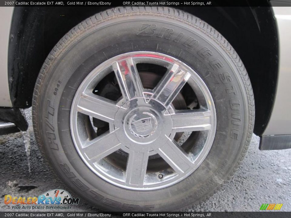 2007 Cadillac Escalade EXT AWD Gold Mist / Ebony/Ebony Photo #14