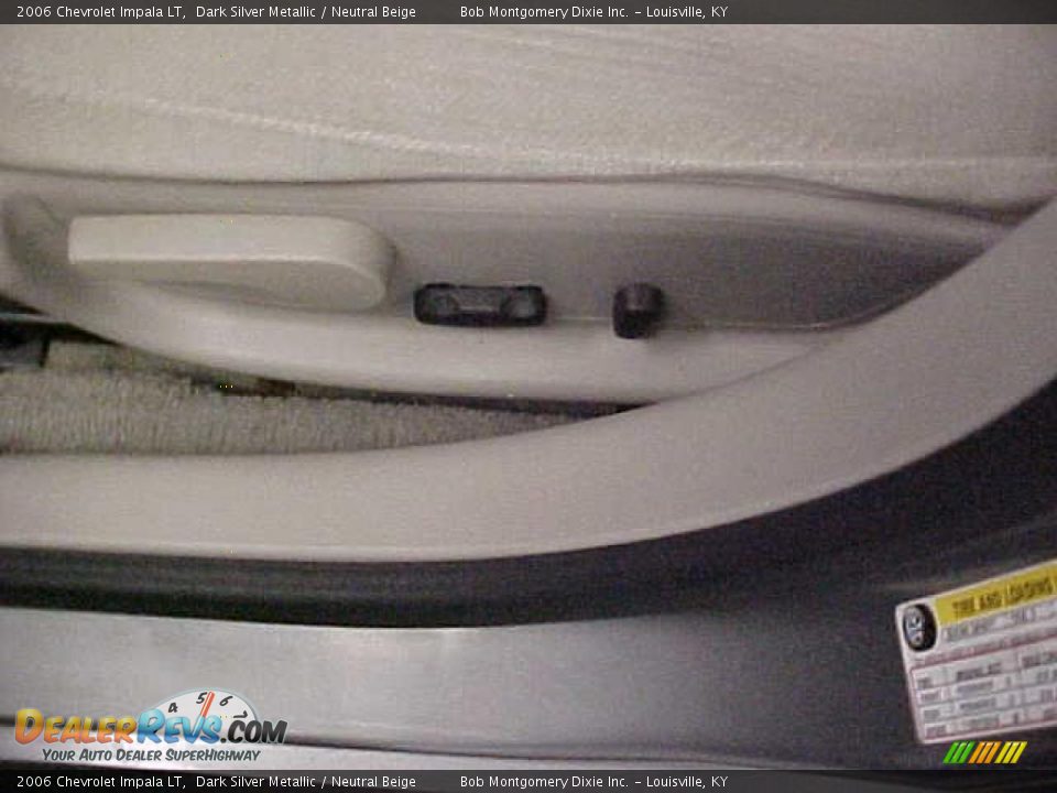 2006 Chevrolet Impala LT Dark Silver Metallic / Neutral Beige Photo #20
