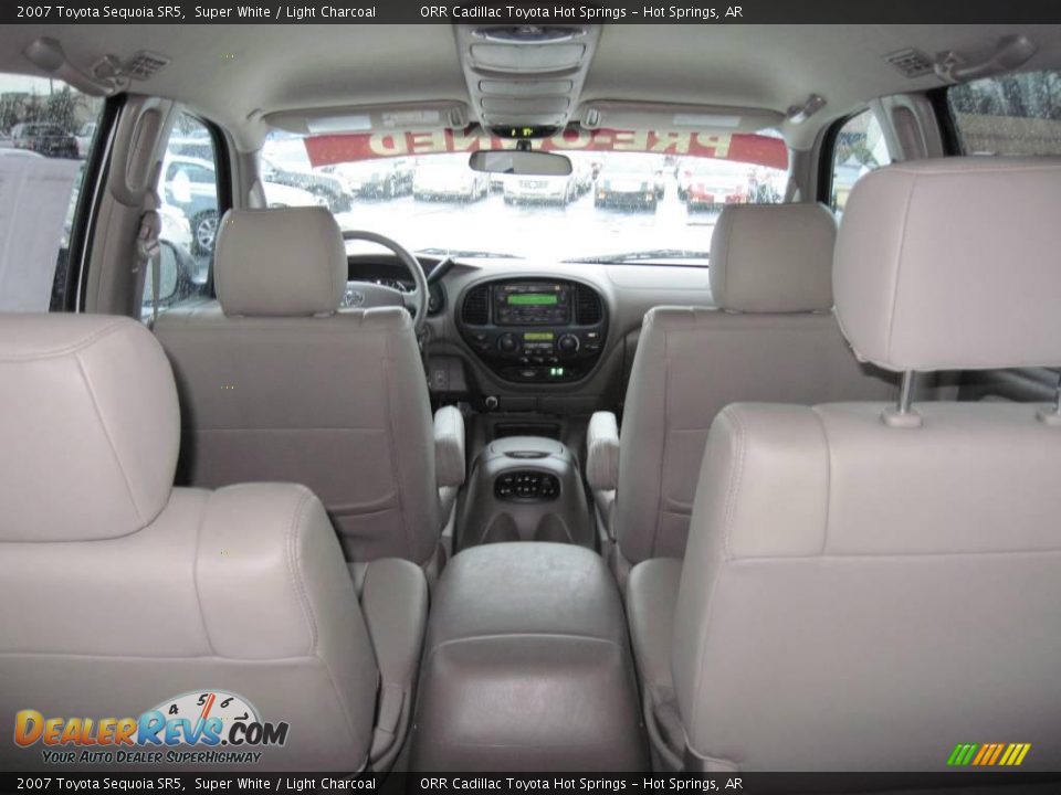 2007 Toyota Sequoia SR5 Super White / Light Charcoal Photo #6