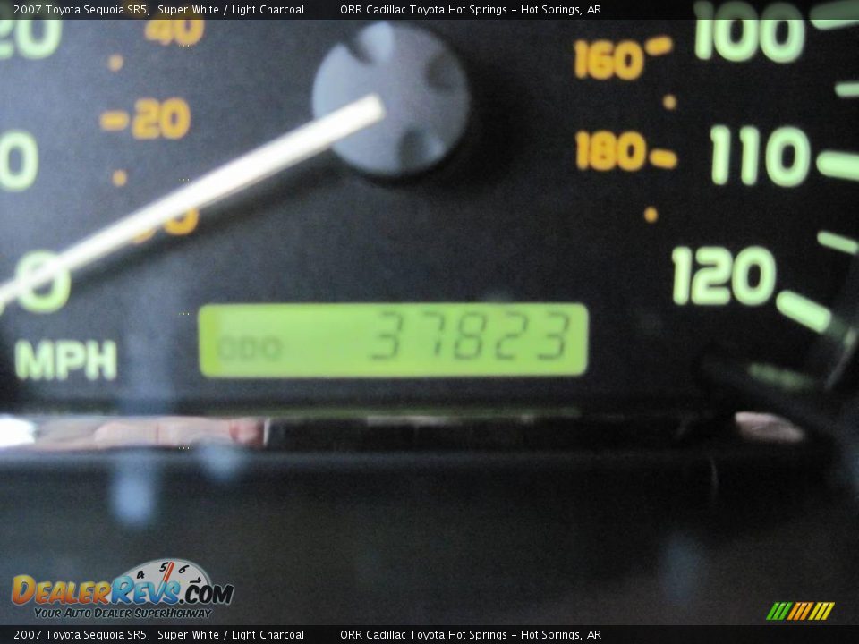 2007 Toyota Sequoia SR5 Super White / Light Charcoal Photo #11