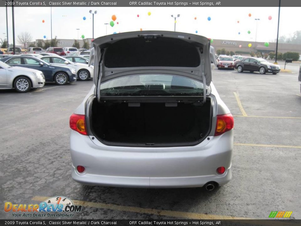 2009 Toyota Corolla S Classic Silver Metallic / Dark Charcoal Photo #5