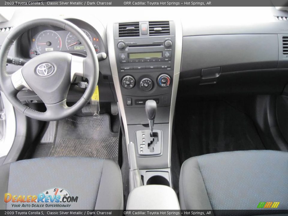2009 Toyota Corolla S Classic Silver Metallic / Dark Charcoal Photo #6
