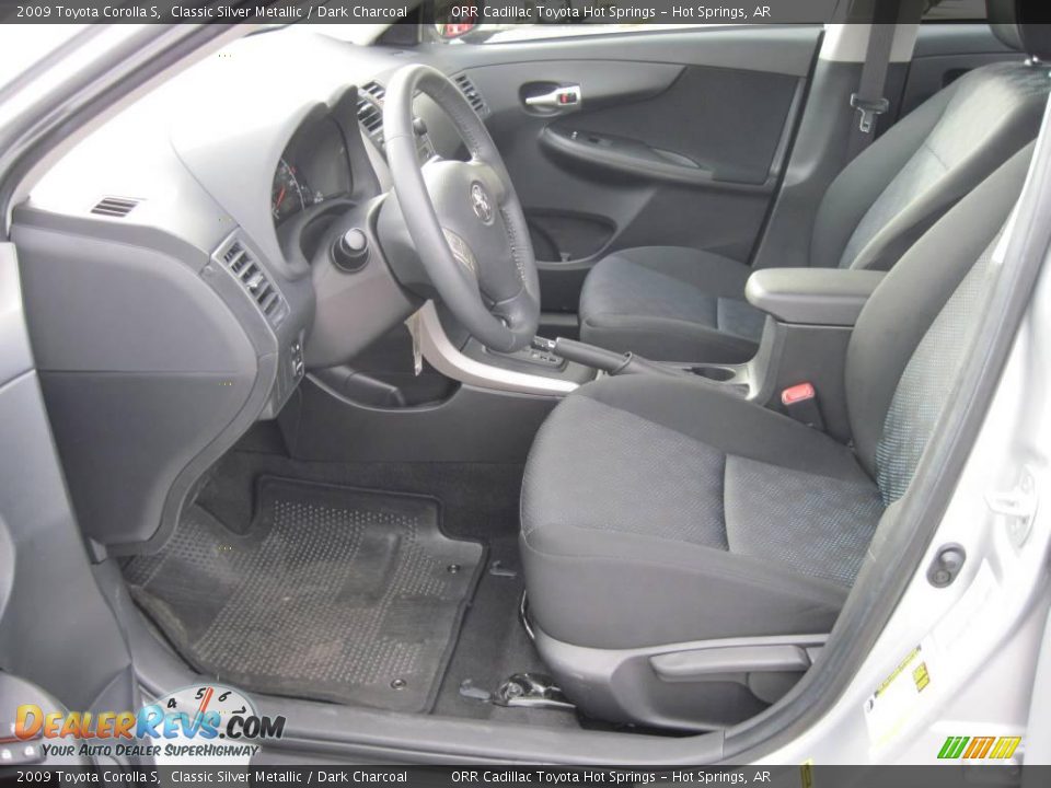 2009 Toyota Corolla S Classic Silver Metallic / Dark Charcoal Photo #7