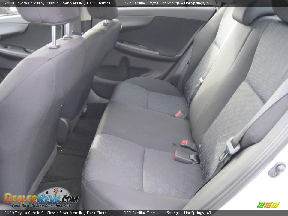2009 Toyota Corolla S Classic Silver Metallic / Dark Charcoal Photo #8