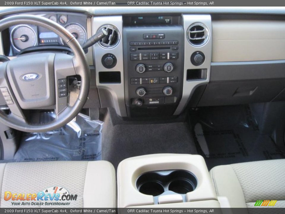 2009 Ford F150 XLT SuperCab 4x4 Oxford White / Camel/Tan Photo #5