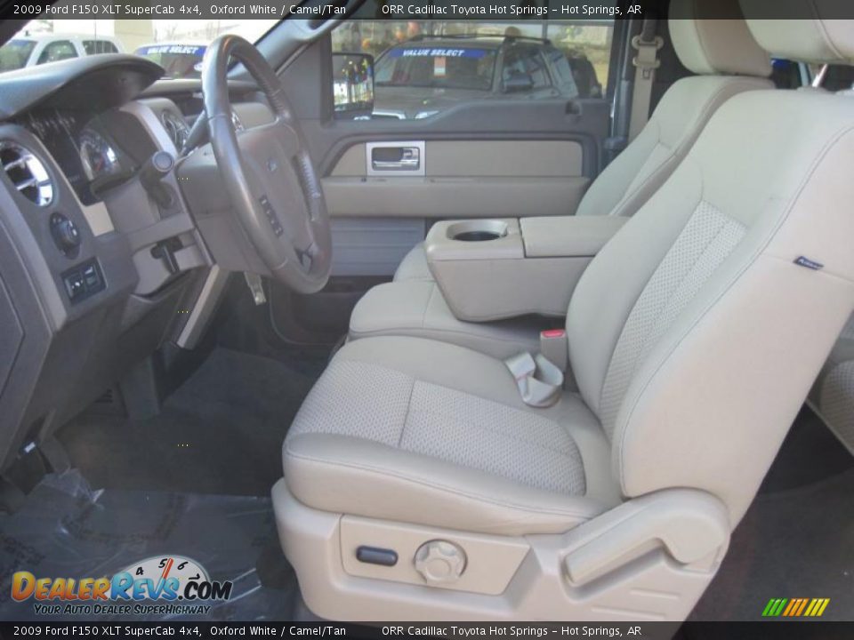 2009 Ford F150 XLT SuperCab 4x4 Oxford White / Camel/Tan Photo #6