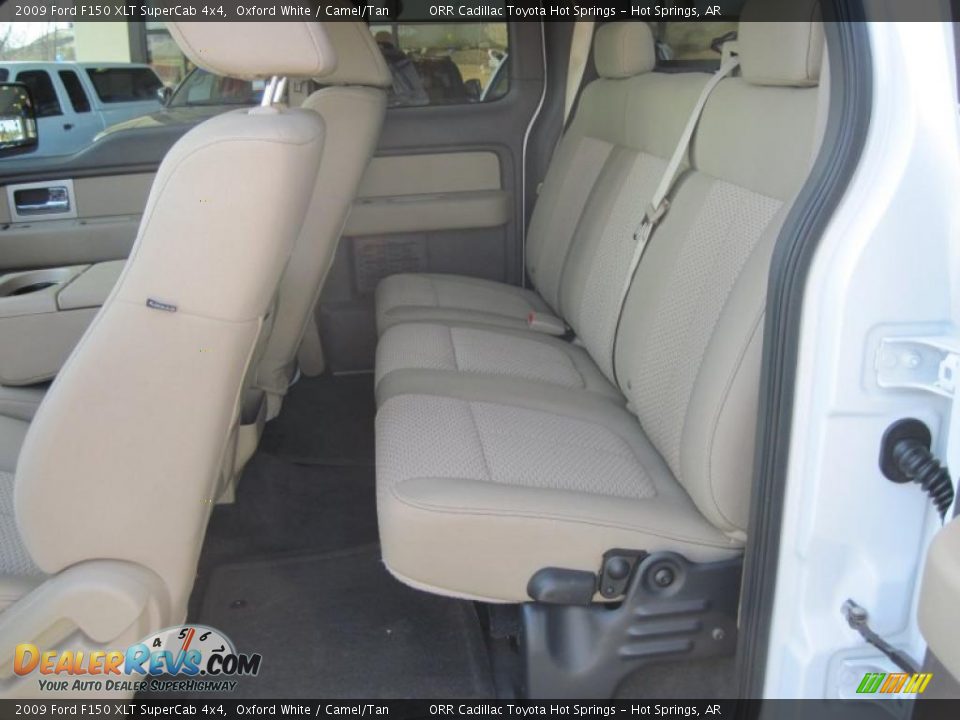 2009 Ford F150 XLT SuperCab 4x4 Oxford White / Camel/Tan Photo #7