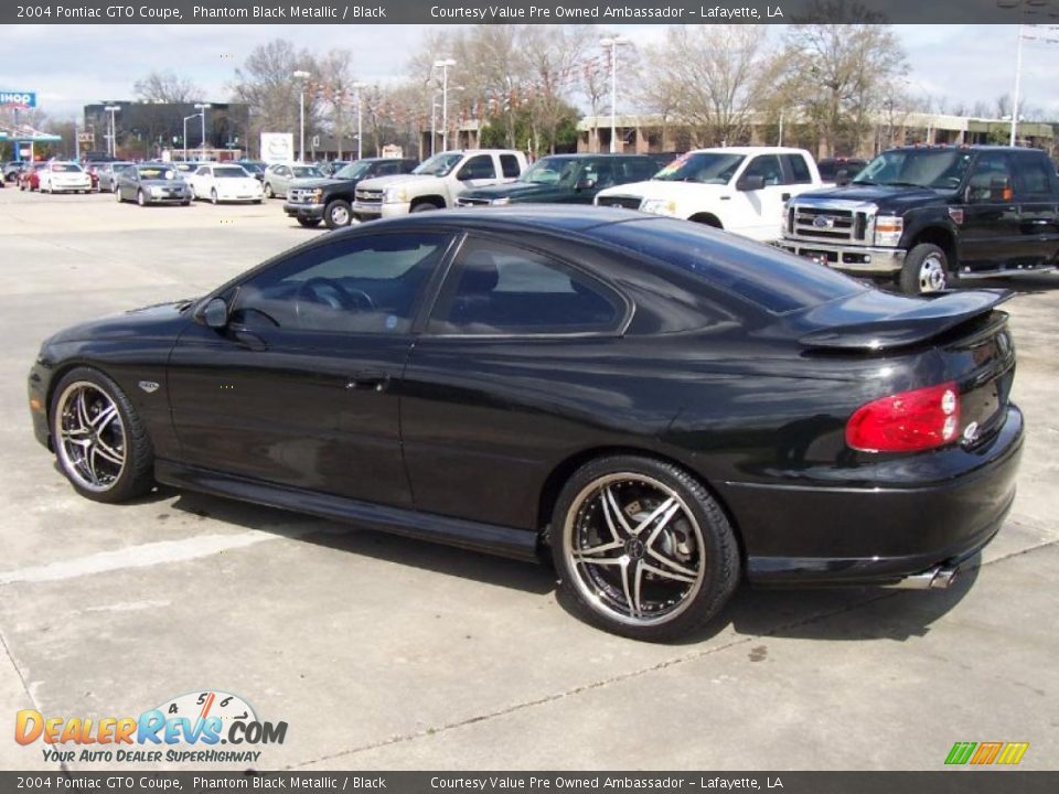 2004 Pontiac GTO Coupe Phantom Black Metallic / Black Photo #2