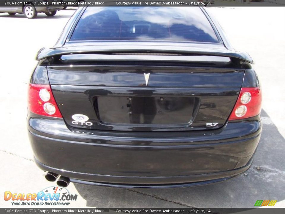 2004 Pontiac GTO Coupe Phantom Black Metallic / Black Photo #3