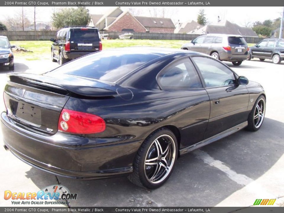 2004 Pontiac GTO Coupe Phantom Black Metallic / Black Photo #4