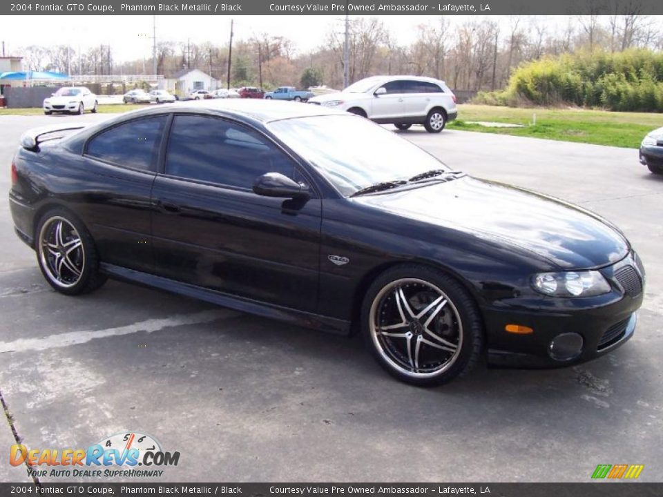 2004 Pontiac GTO Coupe Phantom Black Metallic / Black Photo #5