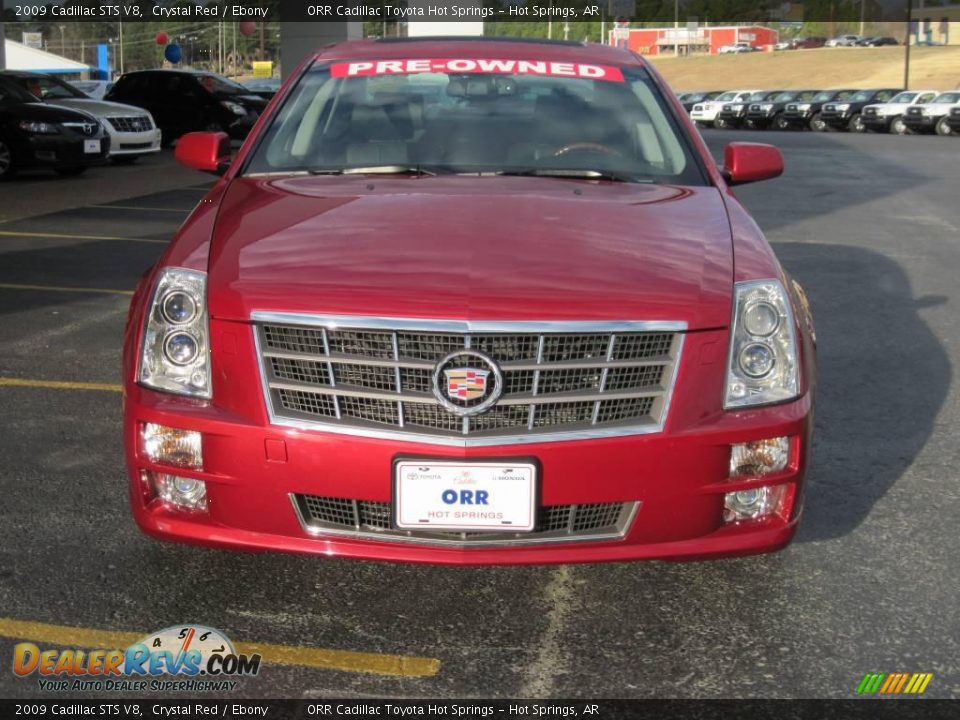 2009 Cadillac STS V8 Crystal Red / Ebony Photo #3