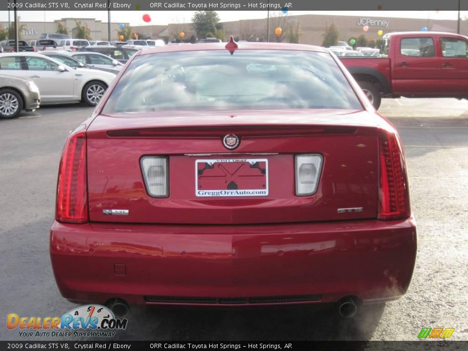 2009 Cadillac STS V8 Crystal Red / Ebony Photo #4