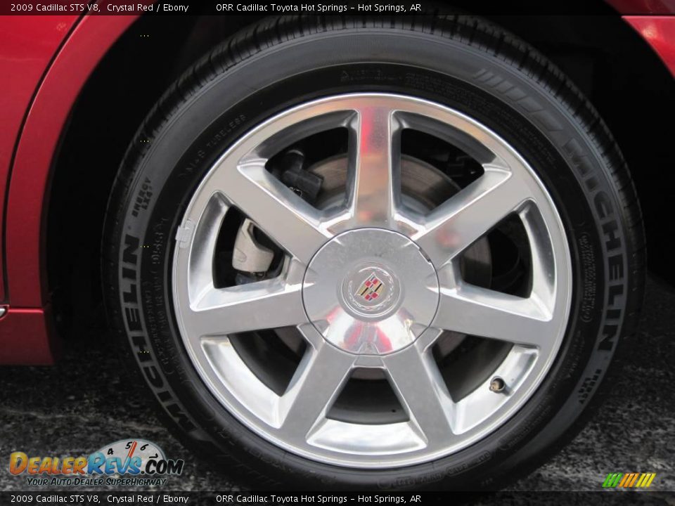 2009 Cadillac STS V8 Crystal Red / Ebony Photo #12