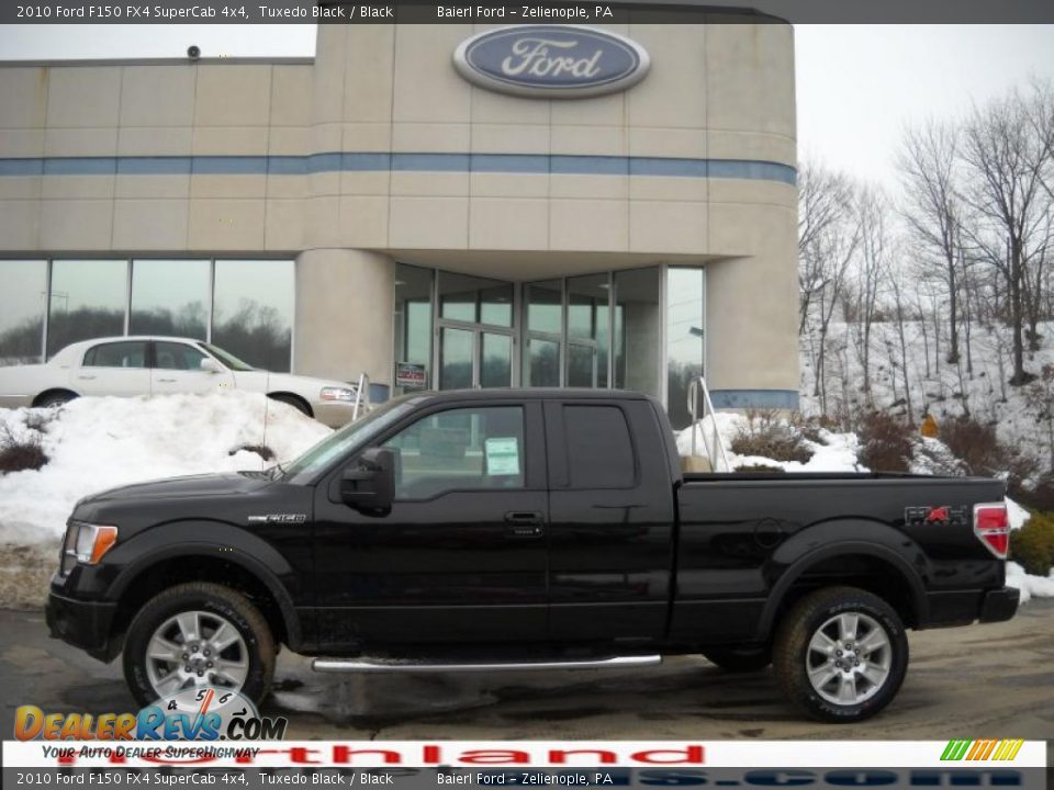 2010 Ford F150 FX4 SuperCab 4x4 Tuxedo Black / Black Photo #1