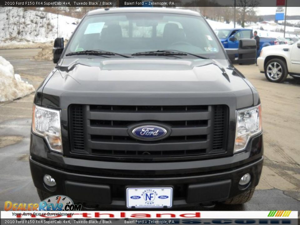 2010 Ford F150 FX4 SuperCab 4x4 Tuxedo Black / Black Photo #3