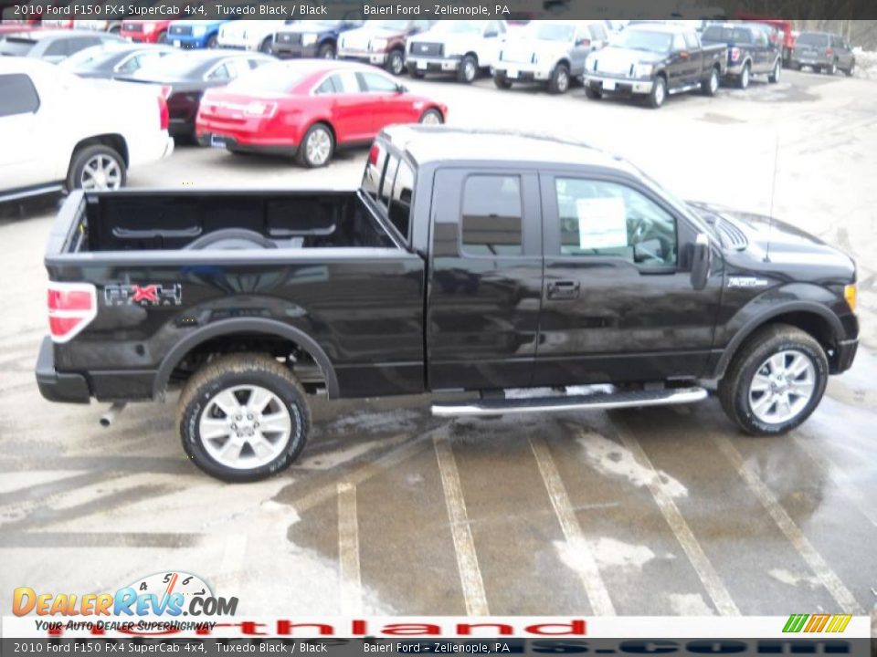 2010 Ford F150 FX4 SuperCab 4x4 Tuxedo Black / Black Photo #5
