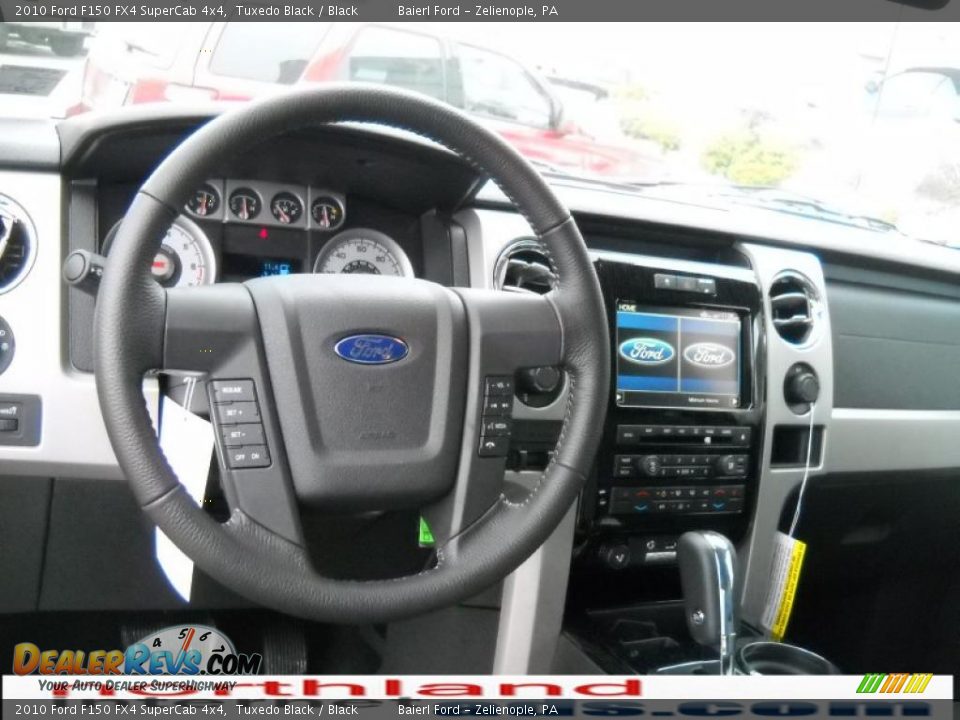 2010 Ford F150 FX4 SuperCab 4x4 Tuxedo Black / Black Photo #14