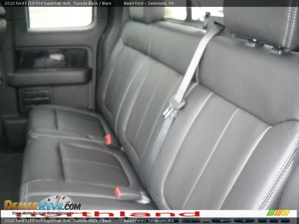 2010 Ford F150 FX4 SuperCab 4x4 Tuxedo Black / Black Photo #15