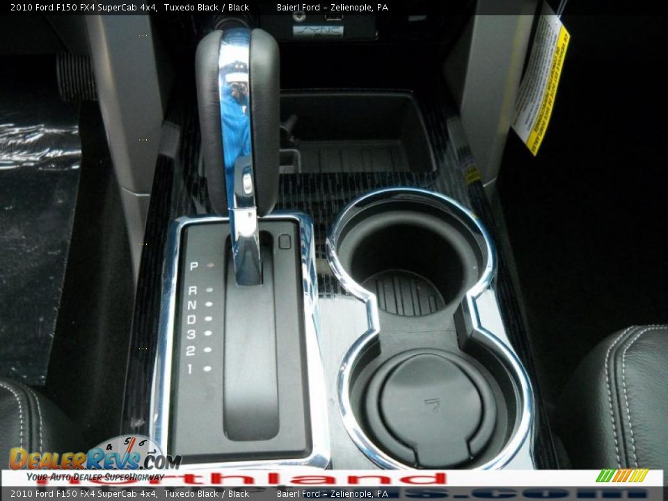 2010 Ford F150 FX4 SuperCab 4x4 Tuxedo Black / Black Photo #18