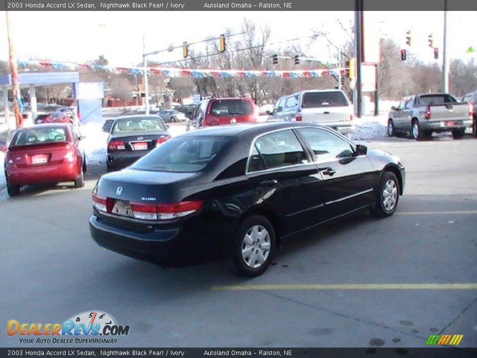 2003 Honda Accord LX Sedan Nighthawk Black Pearl / Ivory Photo #2