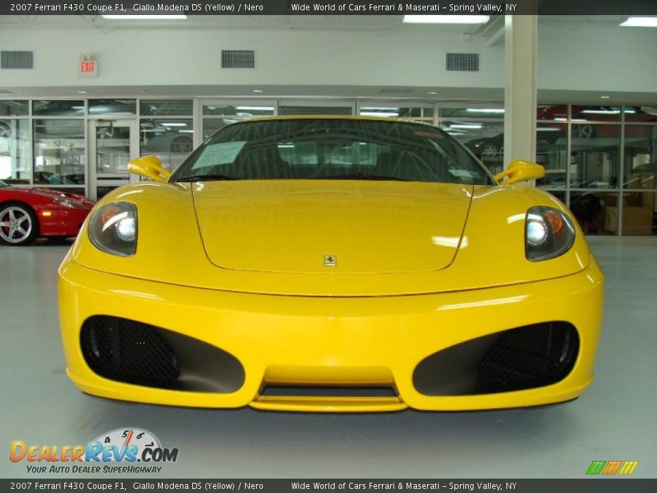 2007 Ferrari F430 Coupe F1 Giallo Modena DS (Yellow) / Nero Photo #3