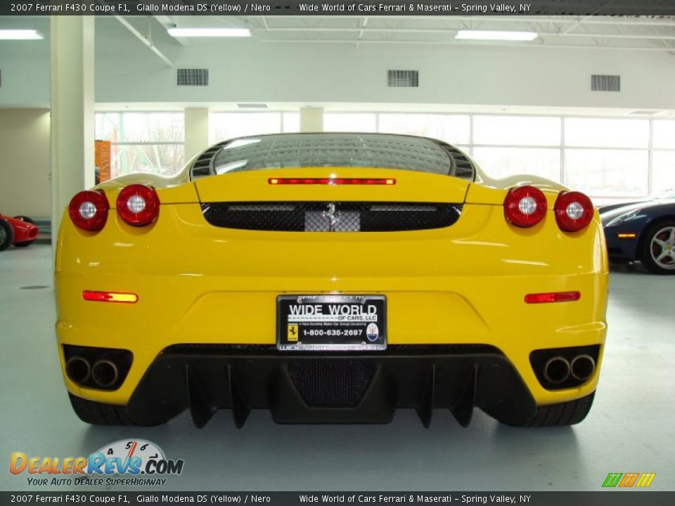 2007 Ferrari F430 Coupe F1 Giallo Modena DS (Yellow) / Nero Photo #8