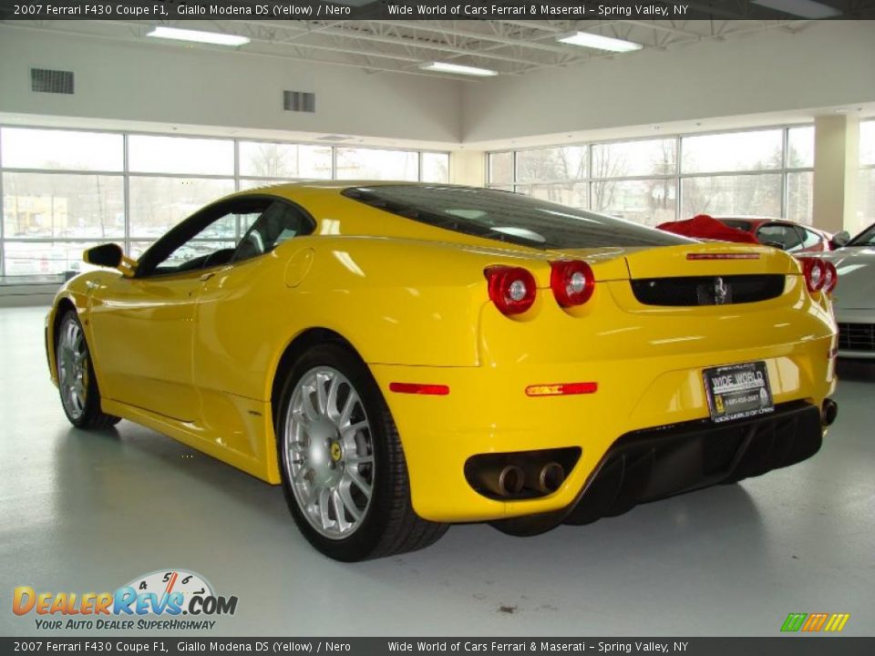 2007 Ferrari F430 Coupe F1 Giallo Modena DS (Yellow) / Nero Photo #9