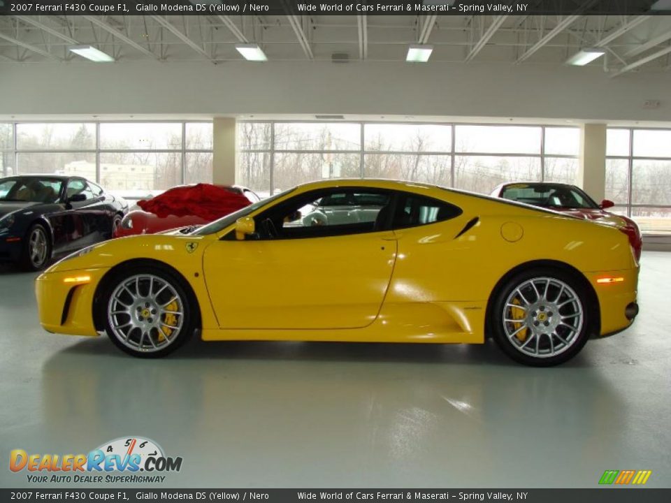 2007 Ferrari F430 Coupe F1 Giallo Modena DS (Yellow) / Nero Photo #10